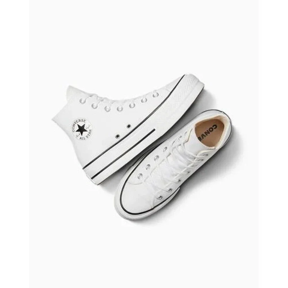 WOMEN'S COVERSE ALL STAR CHUCK TAYLOR LIFT PLATFORM HI TOPS Size 6.5 - Picture 4 of 5